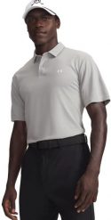 Koszulka męska polo UNDER ARMOUR Tee To Green Pique Polo szara M. Szare koszulki polo męskie Under Armour, m, bez wzorów, bez kołnierzyka, bez ramiączek. Za 135.45 zł.