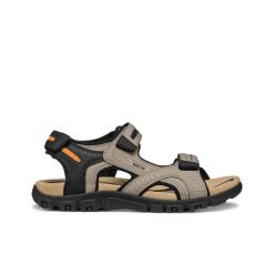 Sandały Geox Strada D. Brązowe sandały męskie Geox, bez zapięcia. W wyprzedaży za 313.50 zł.