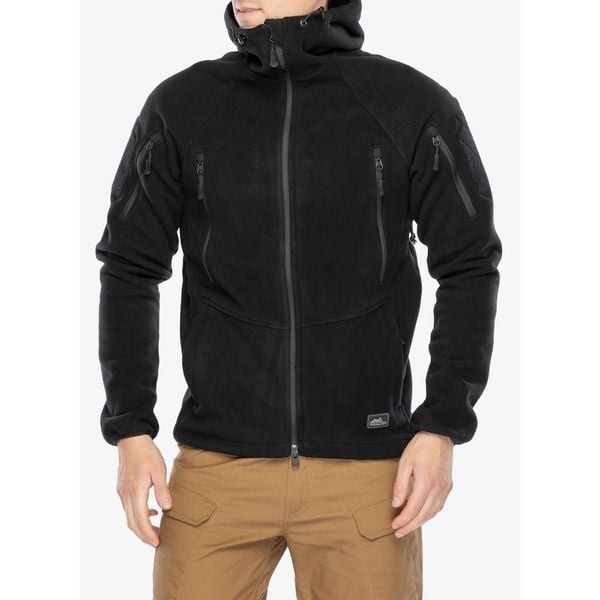 Kurtka polarowa Helikon-Tex Patriot Mk2. Czarne kurtki męskie Helikon-Tex, bez wzorów, z polaru, sportowe, bez ramiączek, bez kaptura. Za 329.99 zł.