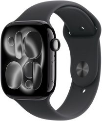 Smartwatch Apple Watch 11 GPS 46mm Jet Black Alu Sport Band S/M Czarny (meuw4mp/a). Czarne zegarki smartwatch Apple. Za 2,183.99 zł.
