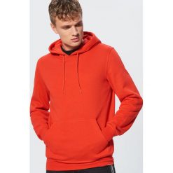 Gładka bluza z kapturem - Pomarańczowy. Bluzy nierozpinane męskie marki Cropp. Za 79.99 zł.