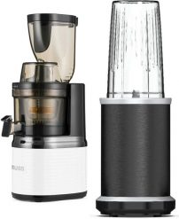 Wyciskarka wolnoobrotowa 4Swiss BM202 white + blender NB102. Sokowirówki i wyciskarki do soków 4SWISS. Za 1,698.00 zł.