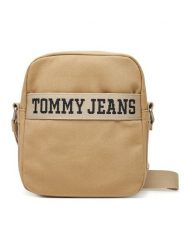 Tommy Jeans Saszetka Retro Cool Reporter AM0AM13277 Beżowy. Brązowe saszetki męskie Tommy Jeans, bez wzorów, z jeansu, retro. Za 159.99 zł.