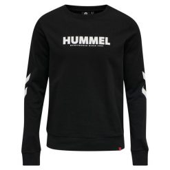 Bluza Hummel Legacy Plus. Czarne bluzy nierozpinane męskie HUMMEL, m, bez wzorów, sportowe, bez ramiączek, bez kaptura. Za 184.00 zł.