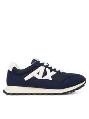 Armani Exchange Sneakersy XM001960 AF19388 MB005 Granatowy. Niebieskie buty sportowe na co dzień męskie Armani Exchange, m, bez wzorów, z materiału, bez ramiączek, bez kaptura. Za 499.99 zł.