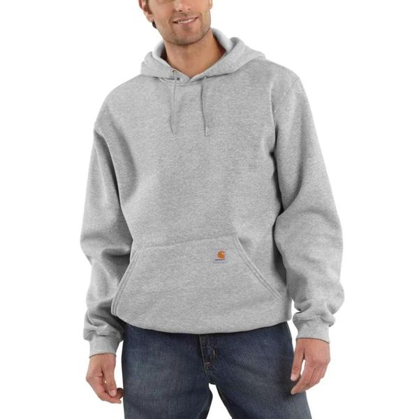 Bluza sportowa męska z kapturem Carhartt Midweight Hooded Sweatshirt. Szare bluzy z kapturem męskie Carhartt, m, bez wzorów, z kapturem. Za 290.00 zł.