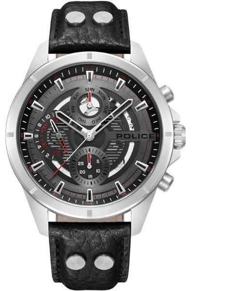 Zegarek Police Zegarek Męski Police PEWJF0004601 Czarny Szary. Czarne zegarki męskie Police. Za 1,237.11 zł.