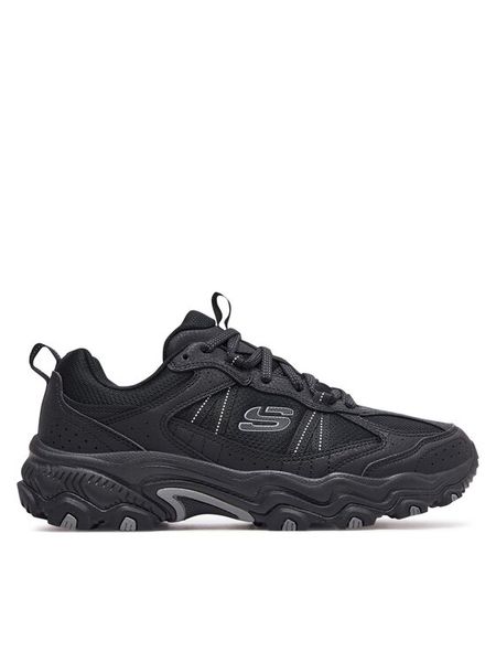 Skechers Trekkingi Stamina At 237527 Czarny. Czarne buty trekkingowe męskie Skechers, bez wzorów, z materiału, sportowe, bez obcasa, bez zapięcia. Za 239.99 zł.