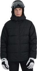 Kurtka narciarska męska 4f Kurtka narciarska męska M0788 czarna 4FWAW25TTJAM0788 20S XL. Czarne kurtki narciarskie i snowboardowe męskie 4f, m, bez wzorów, bez kaptura, narciarskie. Za 511.88 zł.