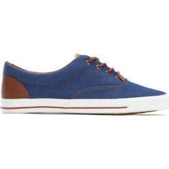 Niebieskie Trampki Goal Oriented. Niebieskie trampki męskie Born2be, bez wzorów, bez zapięcia. Za 49.99 zł.