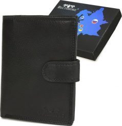 Beltimore Męski portfel skórzany klasyczny RFiD czarny Beltimore K45. Czarne portfele męskie Beltimore, bez wzorów. Za 45.00 zł.