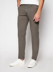Marc O'Polo Chinosy B21 0108 10064 Szary Tapered Fit. Szare eleganckie spodnie męskie Marc O'Polo, bez wzorów, z bawełny. Za 359.99 zł.