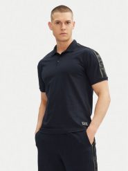 EA7 Emporio Armani Polo 7M000139 AF10375 UB102 Granatowy Regular Fit. Niebieskie koszulki polo męskie EA7 Emporio Armani, m, bez wzorów, z bawełny, bez kołnierzyka, bez ramiączek. Za 219.99 zł.
