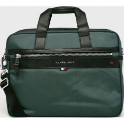 Tommy Hilfiger - Torba. Szare torby na laptopa męskie Tommy Hilfiger, w paski, z materiału. Za 539.90 zł.