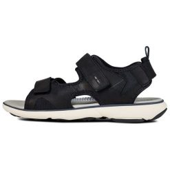 Geox Sandały Męskie Nebula L 43 Czarny. Sandały męskie marki Geox. W wyprzedaży za 365.00 zł.