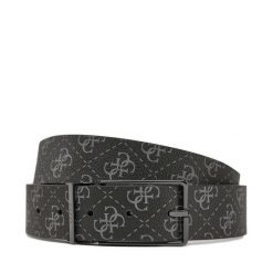 Pasek Męski Guess. Czarne paski męskie Guess, z aplikacjami. Za 169.99 zł.