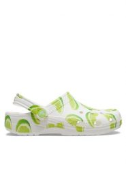 Crocs Klapki Classic Fresh Fruits Clog 211008 Biały. Białe klapki i japonki męskie Crocs, bez wzorów, z tworzywa sztucznego. Za 149.99 zł.