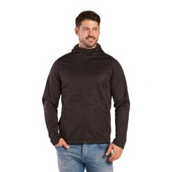 Kurtka Erima Softshell Performance. Czarne kurtki męskie Erima, xl, bez wzorów, z materiału, sportowe, bez ramiączek, bez kaptura. W wyprzedaży za 201.00 zł.