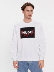 Hugo Bluza Duragol 50506990 Biały Regular Fit. Białe bluzy nierozpinane męskie Hugo, m, bez wzorów, z bawełny, bez ramiączek, bez kaptura. Za 269.99 zł.