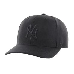 Czapka z daszkiem New York Yankees - Snapback - MVP Woolblend - Regulowana. Czarne czapki męskie 47 Brand, bez wzorów, sportowe. Za 116.95 zł.