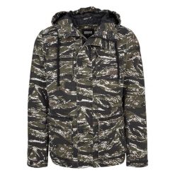 Urban classic tiger cotton parka. Czarne parki męskie Urban Classics, na zimę, m, bez wzorów, bez kaptura. Za 337.50 zł.