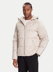Guess Kurtka przejściowa Z5BL02 WFIQ2 Beżowy Regular Fit. Brązowe kurtki męskie Guess, m, z aplikacjami, z bawełny, bez ramiączek, bez kaptura. Za 769.99 zł.