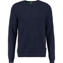 BOSS Green RATER Sweter dark blue/blue. Niebieskie kardigany męskie marki BOSS Green, z bawełny. W wyprzedaży za 503.20 zł.