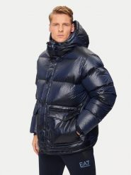 EA7 Emporio Armani Kurtka puchowa 6DPB31 PN2MZ 1562 Granatowy Regular Fit. Niebieskie kurtki męskie EA7 Emporio Armani, m, bez wzorów, z puchu, bez ramiączek, bez kaptura. Za 1,709.00 zł.