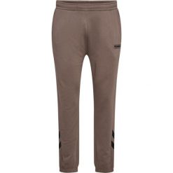 Spodnie dresowe plus Hummel Legacy. Brązowe spodnie dresowe męskie HUMMEL, bez wzorów, z dresówki. W wyprzedaży za 193.50 zł.