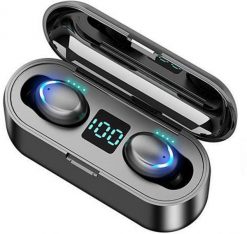 Słuchawki bluetooth F9 czarne. Czarne słuchawki bluetooth R2 Invest. Za 39.99 zł.