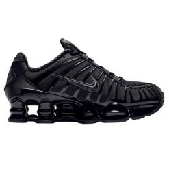 Buty unisex treningowe Nike Shox TL czarne. Czarne buty treningowe męskie Nike, bez wzorów, bez zapięcia. Za 679.99 zł.