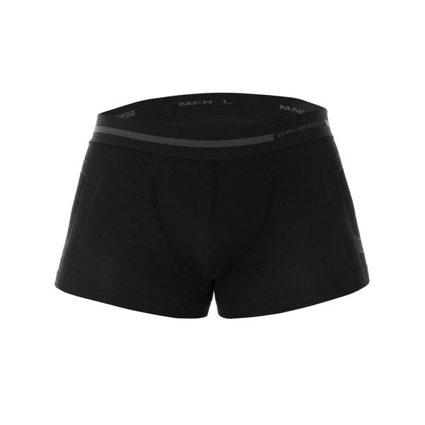 Bokserki męskie plus size Brubec COMFORT WOOL. Czarne bokserki męskie Brubeck, m, bez wzorów, z elastanu. Za 84.99 zł.