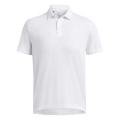 Polo Under Armour Icon. Białe koszulki polo męskie Under Armour, l, bez wzorów, eleganckie, bez kołnierzyka, bez ramiączek. Za 240.50 zł.