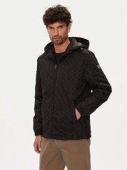 Guess Kurtka przejściowa M5YL14 WHEW2 Czarny Regular Fit. Czarne kurtki męskie Guess, m, z aplikacjami, z syntetyku, bez ramiączek, bez kaptura. Za 609.99 zł.