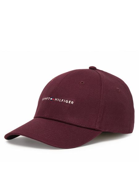 Tommy Hilfiger Czapka z daszkiem Th Foundation Hct 6 Panel Cap AM0AM14045 Bordowy. Czerwone czapki męskie Tommy Hilfiger, bez wzorów, z bawełny. Za 189.99 zł.