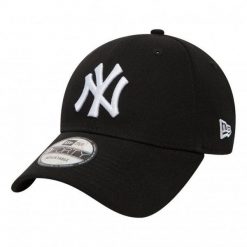 Czapka z daszkiem New Era 9FORTY MLB New York Yankees Czarna - 10531941. Czarne czapki męskie New Era, na wiosnę, bez wzorów. Za 99.99 zł.