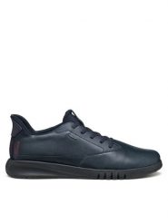 Geox Sneakersy U Aerantis Plus U56MUA 00085 C4002 Granatowy. Niebieskie buty sportowe na co dzień męskie Geox, m, bez wzorów, ze skóry, bez ramiączek, bez kaptura. Za 439.99 zł.
