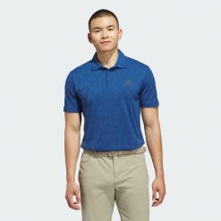 Koszulka Polo Ultimate365 Jacquard. Niebieskie koszulki polo męskie ADIDAS, m, bez wzorów, sportowe, bez kołnierzyka, bez ramiączek. Za 279.00 zł.