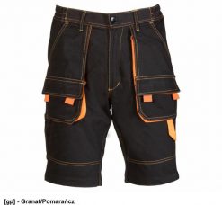 ASKS - BRIXTON SPARK SPODNIE KRÓTKIE 100% BAWEŁNA, BAWEŁNA (100%), 300G/M2, - granat/pomarańcz 60. Szorty sportowe męskie Polstar, bez wzorów, z bawełny, sportowe. Za 113.68 zł.