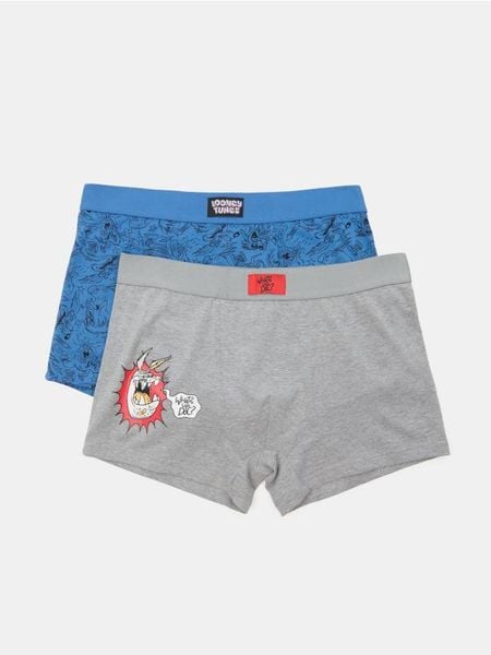 Bokserki 2 pack Looney Tunes - wielobarwny. Bokserki męskie Sinsay, l, bez wzorów. Za 29.99 zł.
