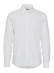 Blend Koszula 20716264 Biały Slim Fit. Białe koszule męskie Blend, m, bez wzorów, z bawełny, bez kołnierzyka, bez ramiączek. Za 109.99 zł.