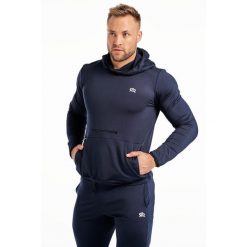 Bluza fitness z kapturem męska Rough Radical Snappy. Niebieskie bluzy z kapturem męskie ROUGH RADICAL, m, bez wzorów, z kapturem. W wyprzedaży za 119.20 zł.