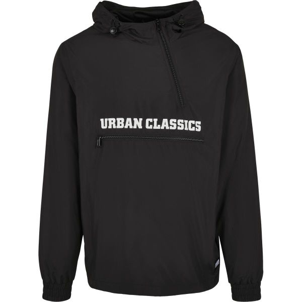 Kurtka Urban Classics commuter pull over. Czarne kurtki męskie Urban Classics, m, bez wzorów, sportowe, bez ramiączek, bez kaptura. Za 244.50 zł.