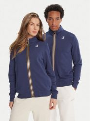 K-Way Bluza Augur K41225W Granatowy Regular Fit. Niebieskie bluzy rozpinane męskie K-Way, l, bez wzorów, z bawełny, bez ramiączek, bez kaptura. Za 349.99 zł.