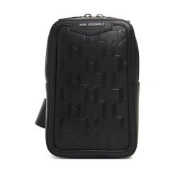 Saszetka KARL LAGERFELD. Czarne saszetki męskie KARL LAGERFELD, bez wzorów, młodzieżowe, małe. Za 799.99 zł.
