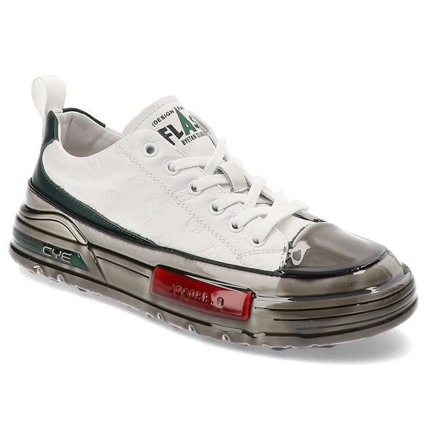 Białe Sneakersy John Doubare Sportowe Obuwie Męskie Premium. Białe buty sportowe na co dzień męskie John Doubare, m, bez wzorów, z materiału, klasyczne, bez ramiączek, bez kaptura. Za 729.00 zł.