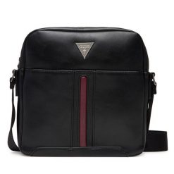 Saszetka Guess. Czarne saszetki męskie Guess, z aplikacjami, małe. Za 369.99 zł.