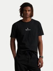 Polo Ralph Lauren T-Shirt 710981370001 Czarny Classic Fit. Czarne koszulki polo męskie Polo Ralph Lauren, m, bez wzorów, z bawełny, bez kołnierzyka, bez ramiączek. Za 359.99 zł.