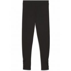 Młodzieżowe legginsy Flaming Love PUMA Black. Czarna legginsy męskie Puma, m, bez wzorów, na jogę i pilates. Za 109.00 zł.