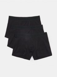 Bawełniane bokserki classic 3 pack - czarny. Czarne bokserki męskie Sinsay, l, bez wzorów, z bawełny. Za 29.99 zł.